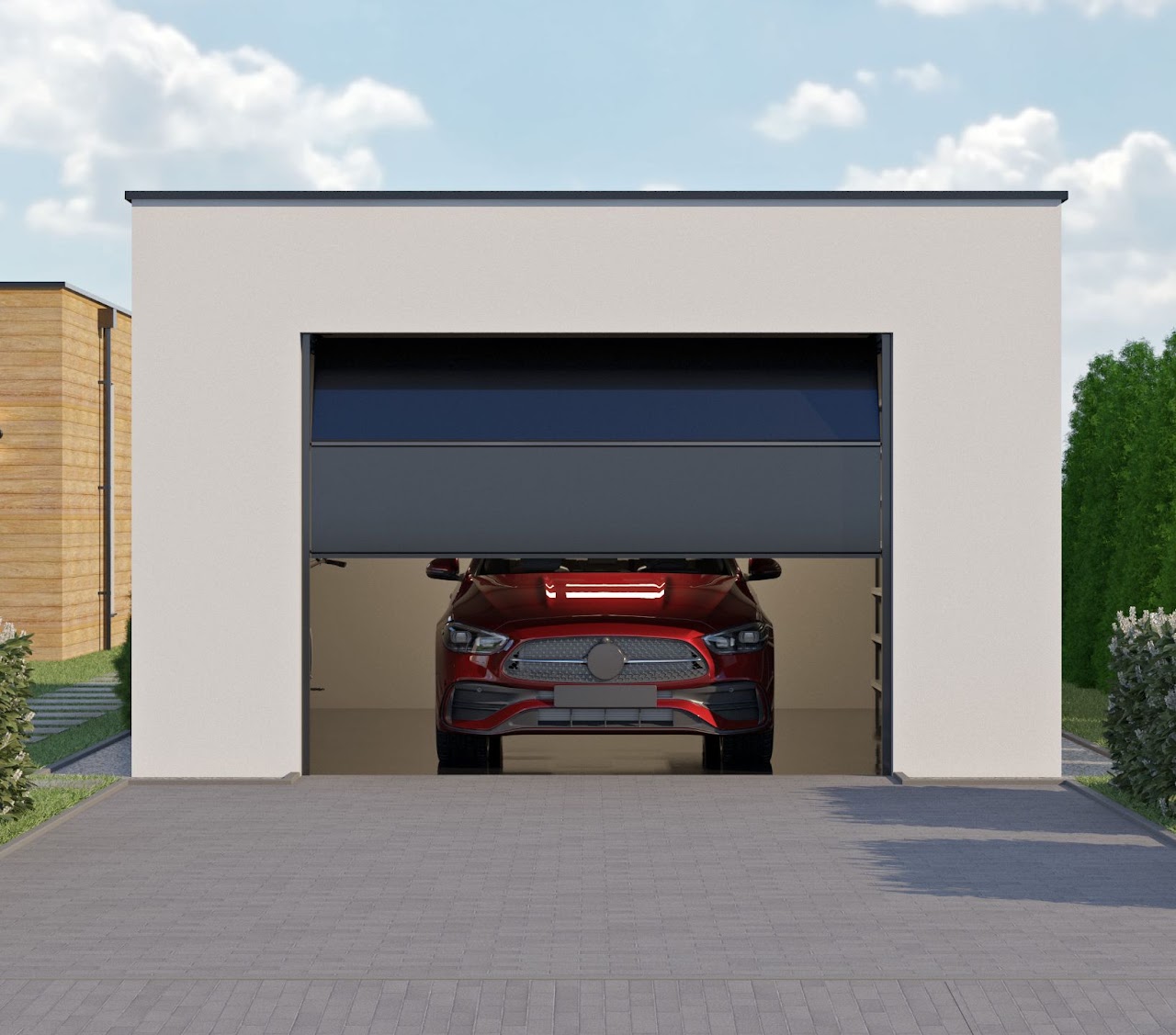 Moderná kontajnerová garáž IdealGarage